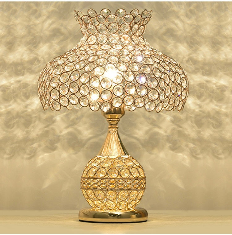 [Pre-Order] Luxury European Crystal Bedside Lamp