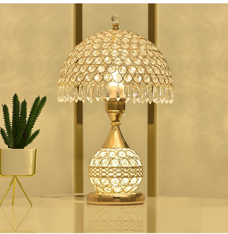 [Pre-Order] Luxury European Crystal Bedside Lamp