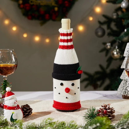 Christmas Wine Bottle Covers