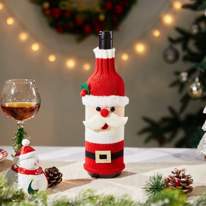 Christmas Wine Bottle Covers