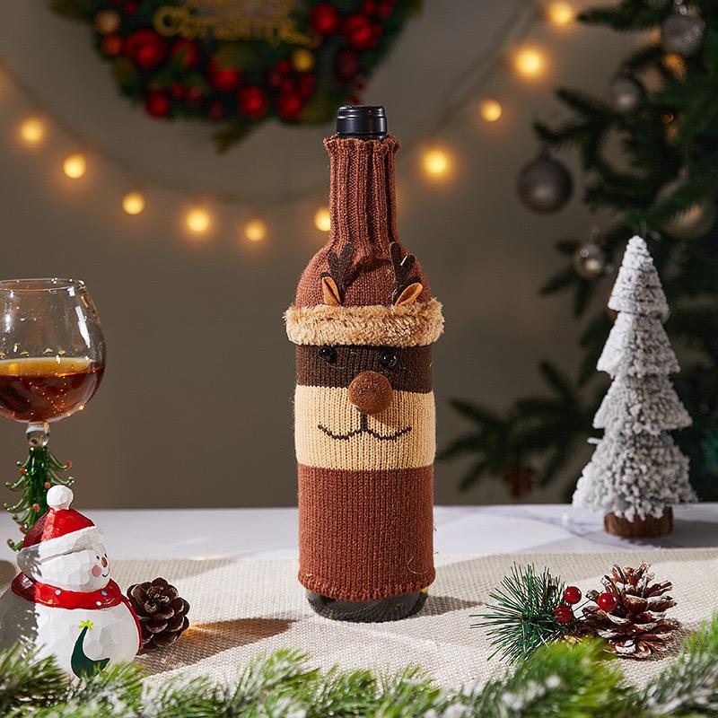 Christmas Wine Bottle Covers